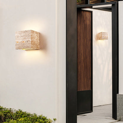 Classic Asian Gold LED Wall Light - Outdoor Indoor Sconce