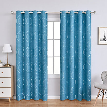 Delicate Pastel Flower Window Curtains