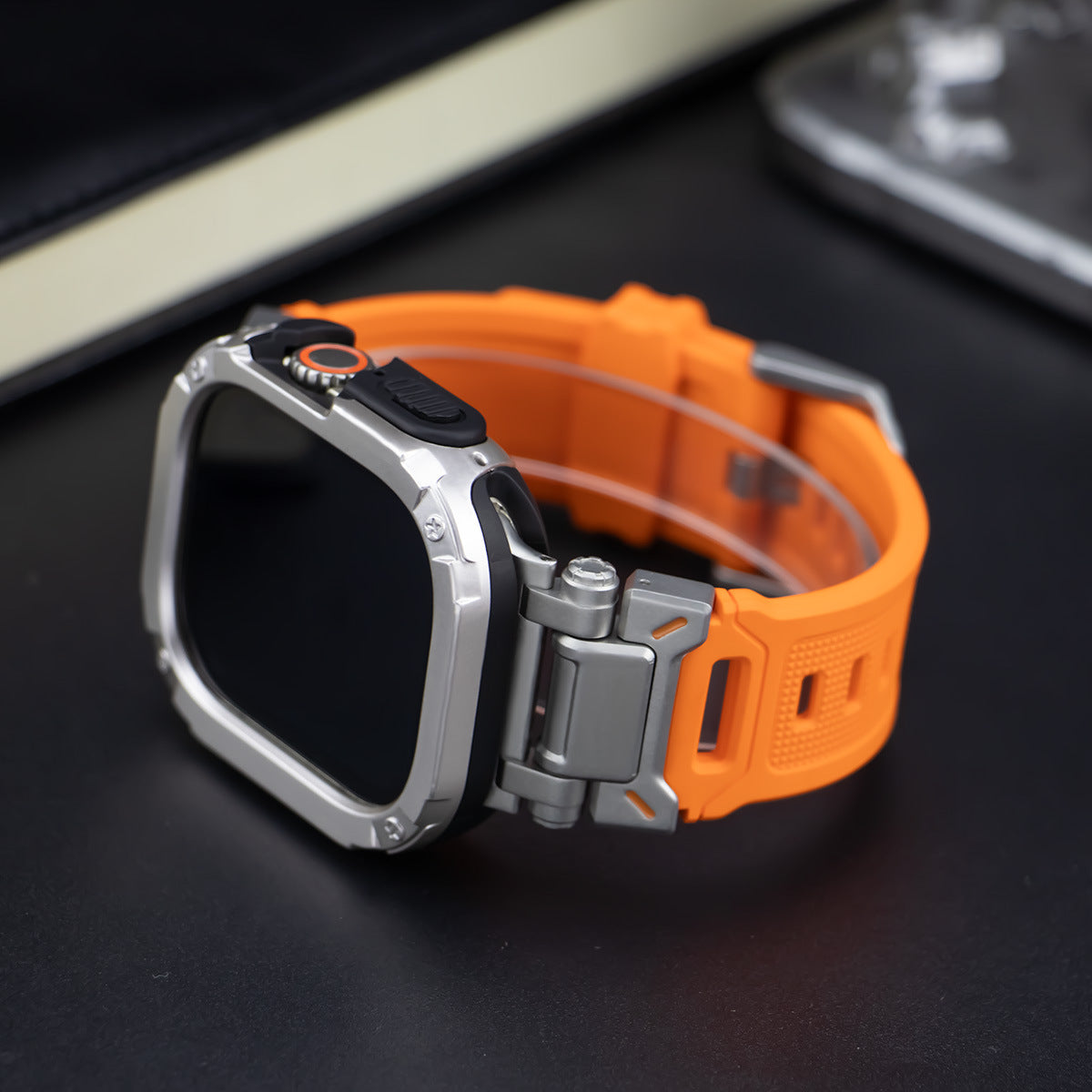 Durable Sport Rubber Dual Layer Apple Watch Case