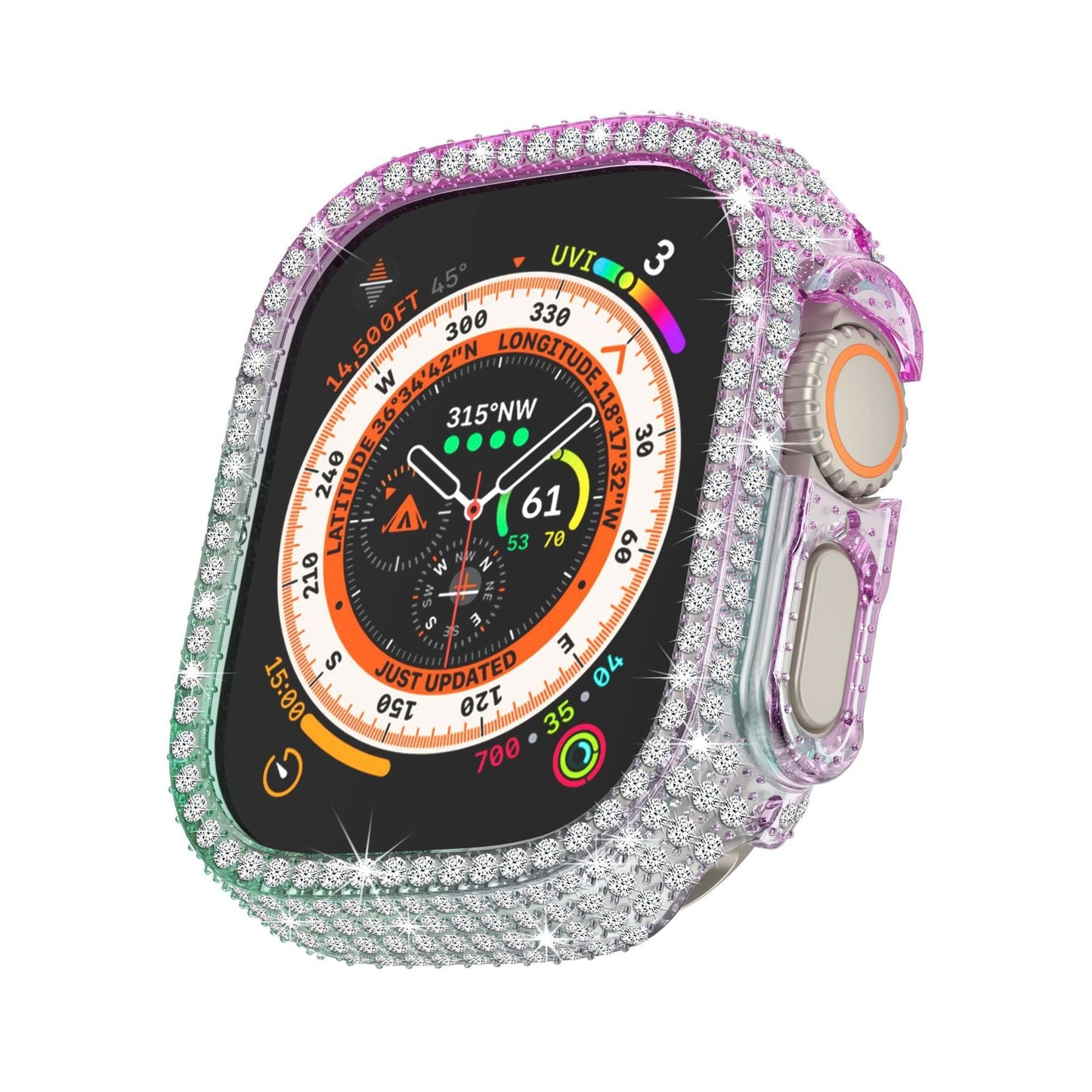 Luxury Bling Full Coverage Screen Protector For Apple Watch - Luxicro