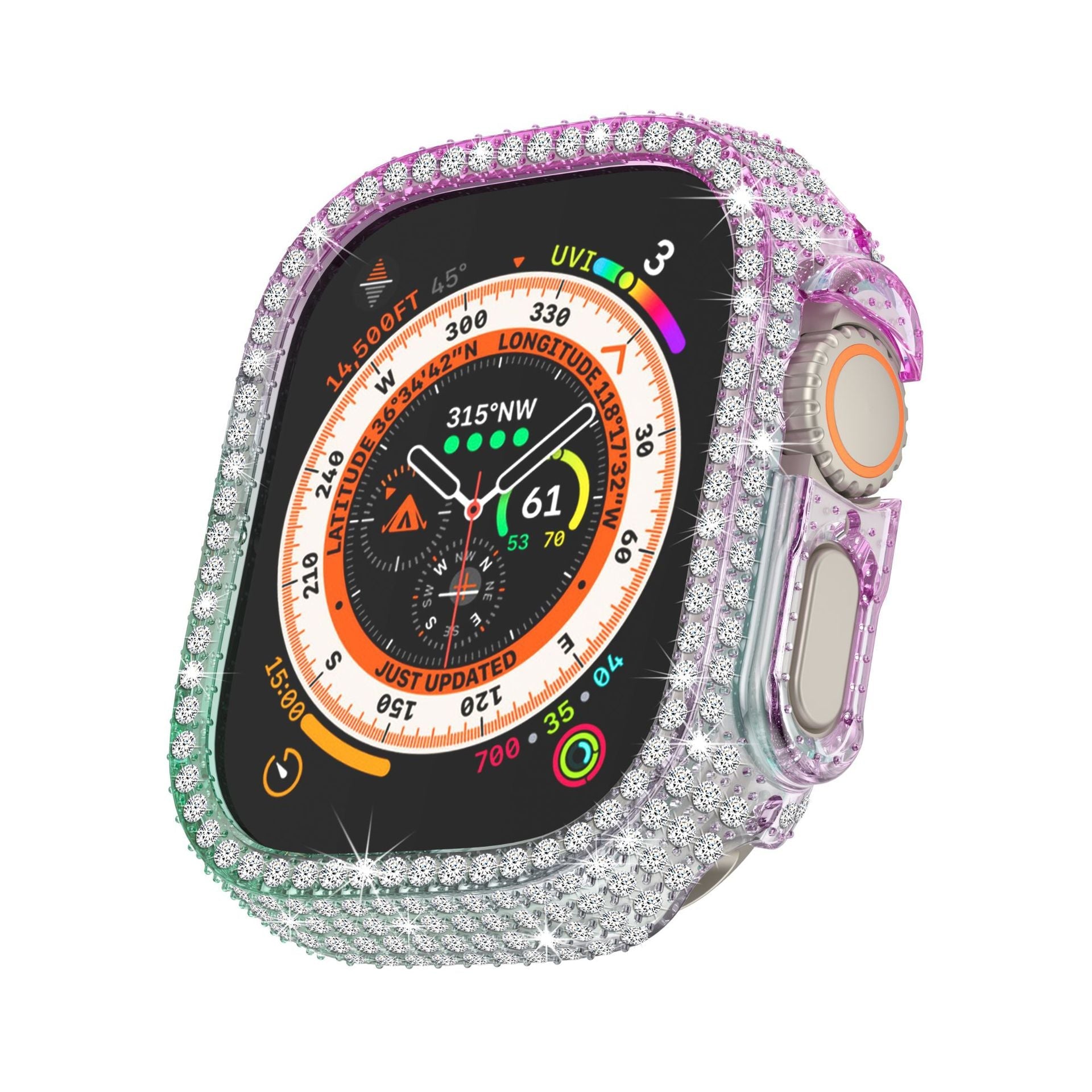 Luxury Bling Full Coverage Screen Protector For Apple Watch - Luxicro