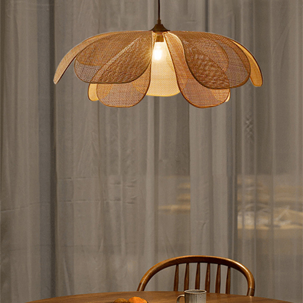 Rustic Woven Hanging Light for Bedroom - Luxicro