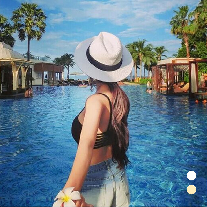 Elegant Large Brim Summer Hat