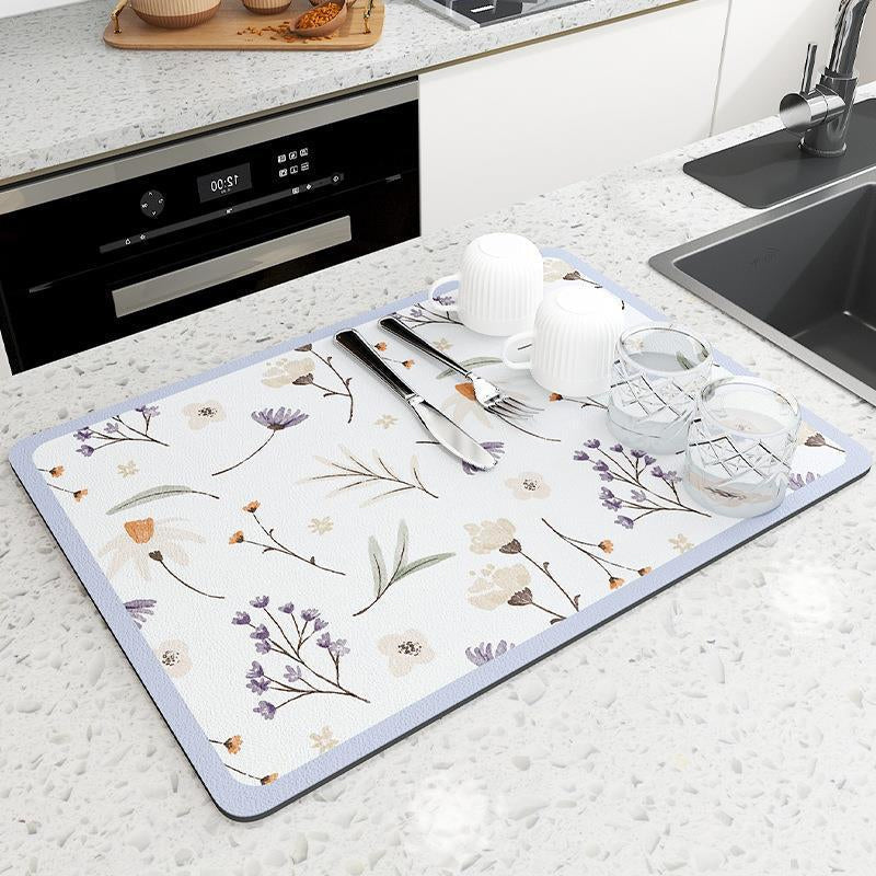 Quick Dry Kitchen Counter Mat