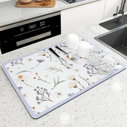 Quick Dry Kitchen Counter Mat