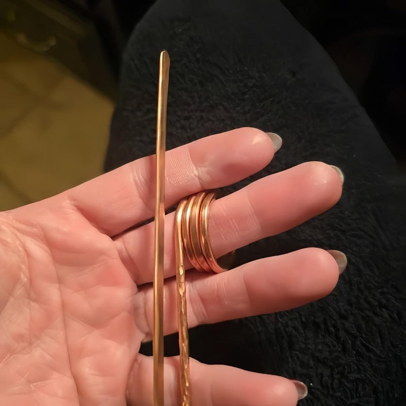 Simple Silver Page Marker Ring