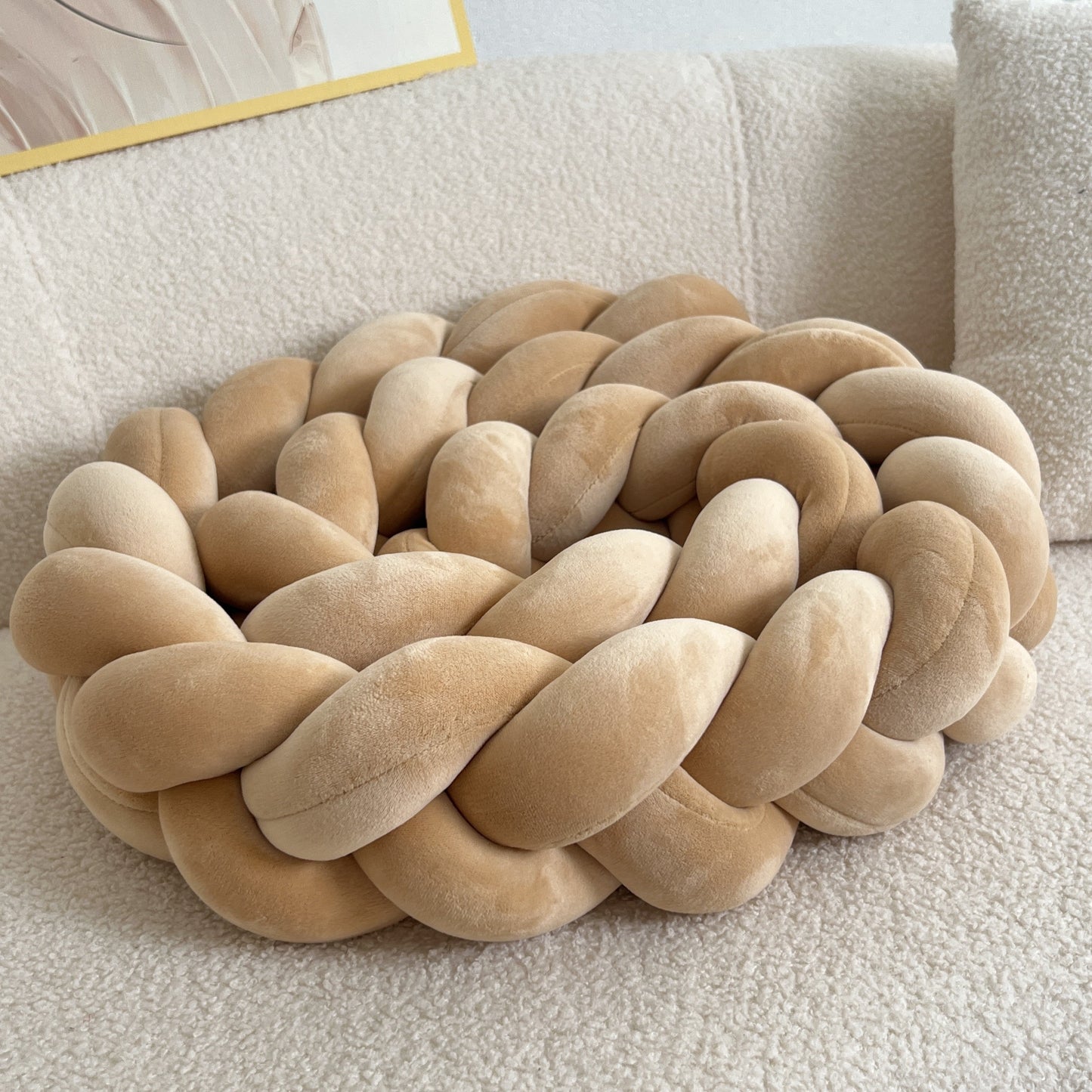 Colorful Patterned Ottoman Pillow