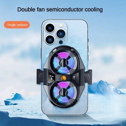 Cooling Dual Fan Phone Stand Charger