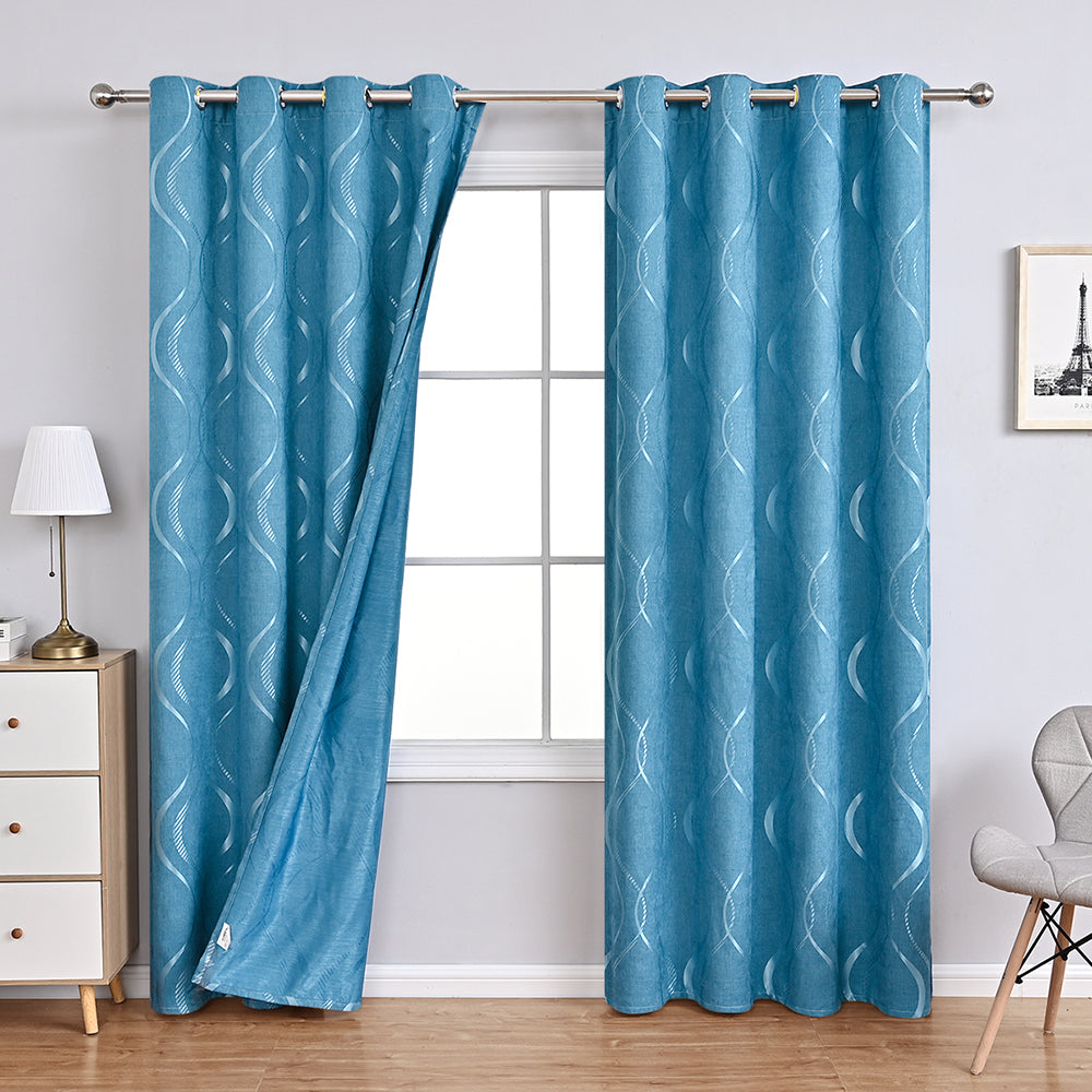 Delicate Pastel Flower Window Curtains