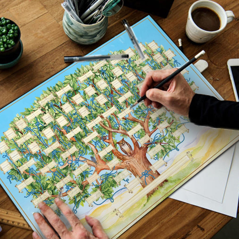 Customizable Ancestor Family Tree Wall Decor