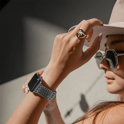 Oceanic Silver Metal Watch Strap
