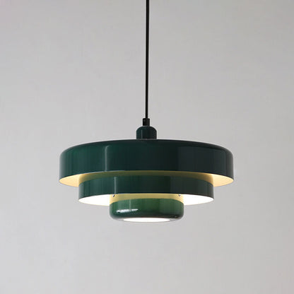 Sleek Metal Layered Pendant Lighting