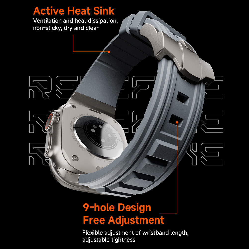 Durable Sport Silicone Apple Watch Band