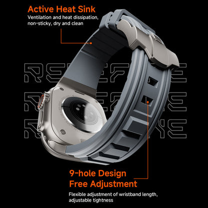 Durable Sport Silicone Apple Watch Band