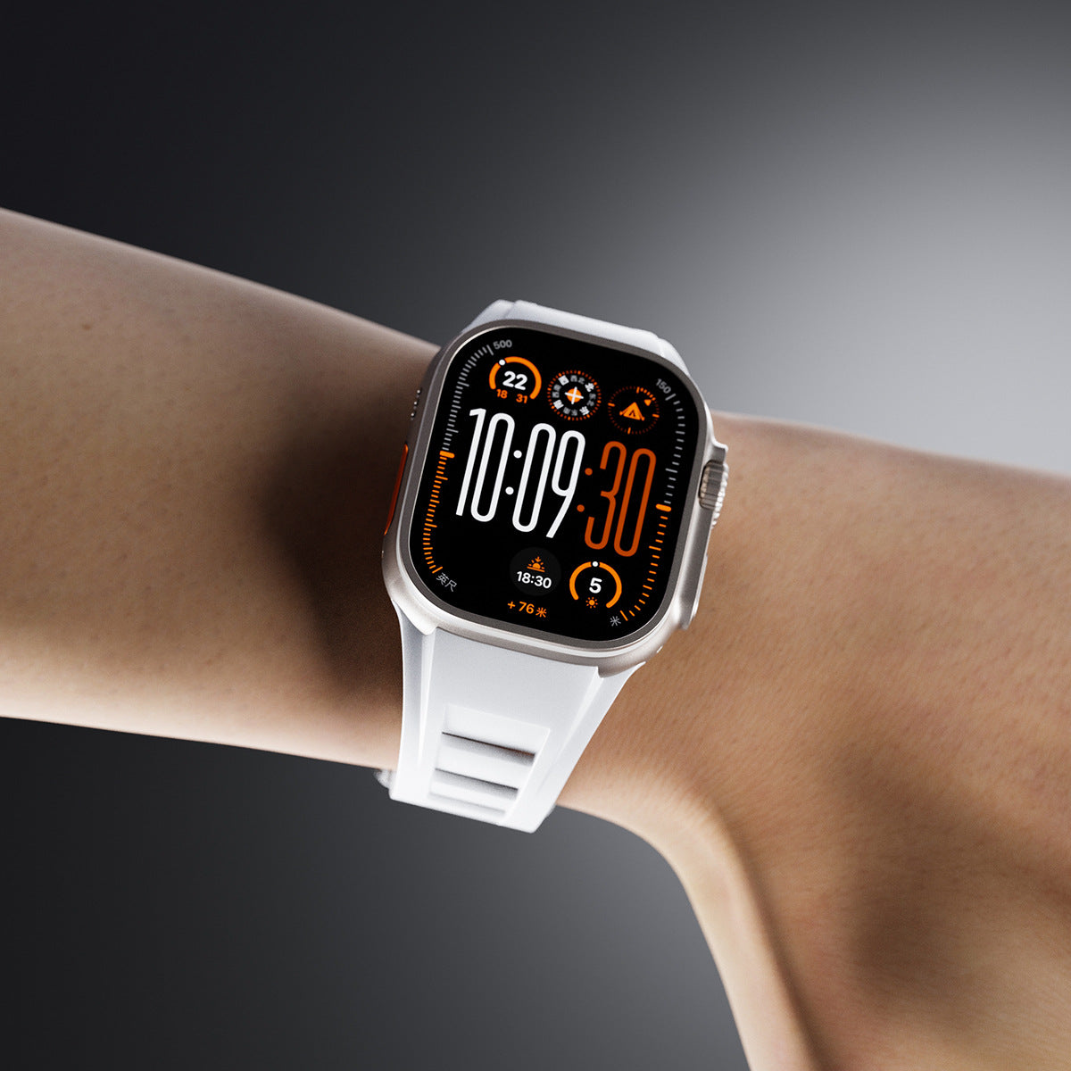 Flexible Silicone Apple Watch Strap