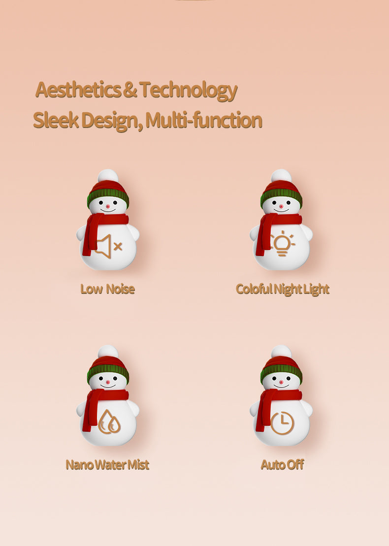 Festive Holiday Mini USB Humidifier