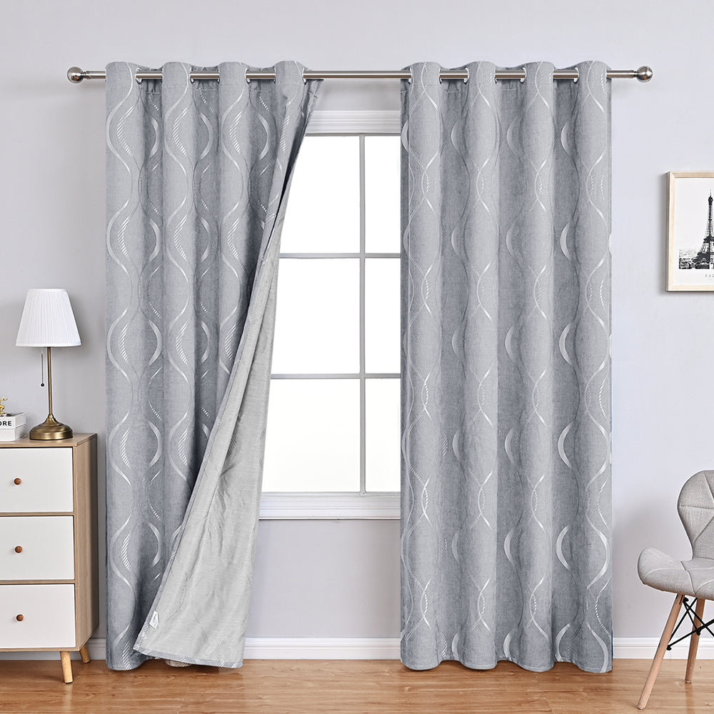 Delicate Pastel Flower Window Curtains - Luxicro