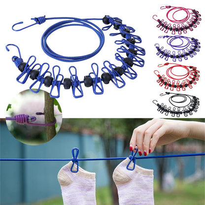 Compact Folding Travel Clothes Rack