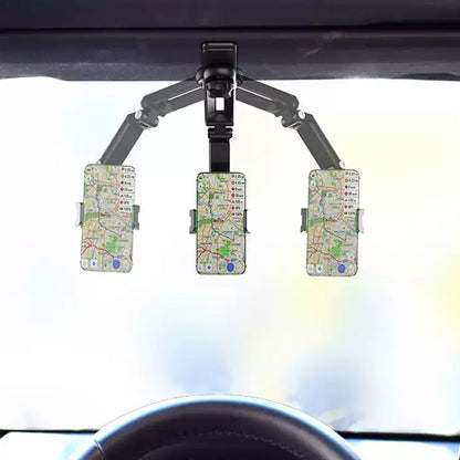 Adjustable 360 Phone Car Mount Visor Holder