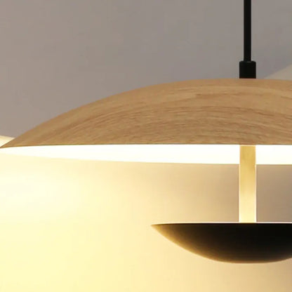 Modern Hanging Light Double Layer Metal Shade