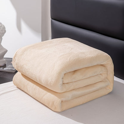 Cozy Light Grey Fuzzy Blanket