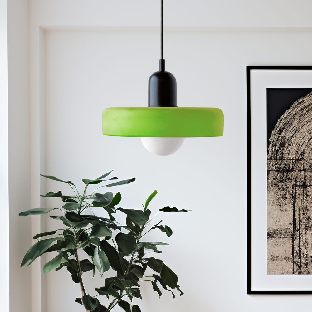 Stylish Hanging Glass Light for Kitchen Tables