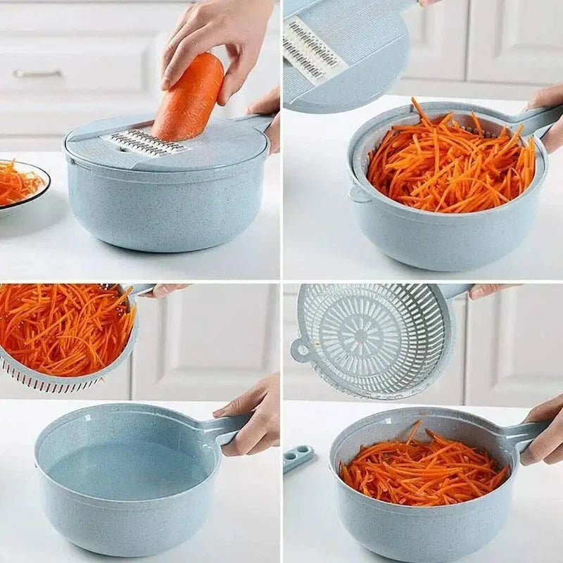 Premium 12-in-1 Kitchen Vegetable Cutter Tool