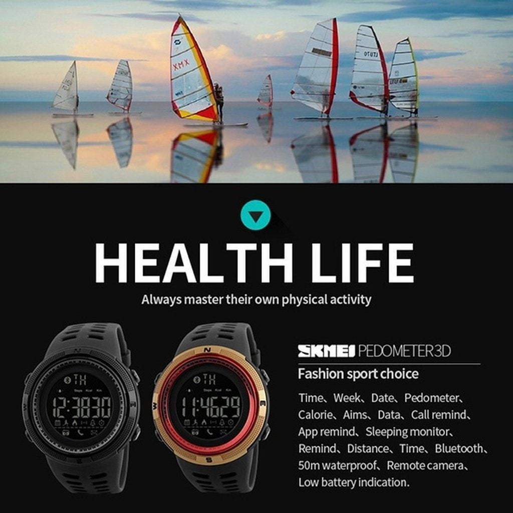 Sporty GPS Smartwatch with Heart Rate Tracker
