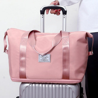 Spacious Dual Compartment Travel Duffel Bag