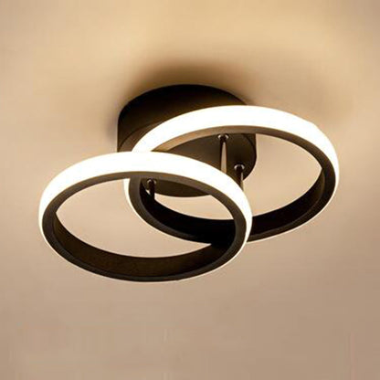 Modern LED Black Ceiling Lamp