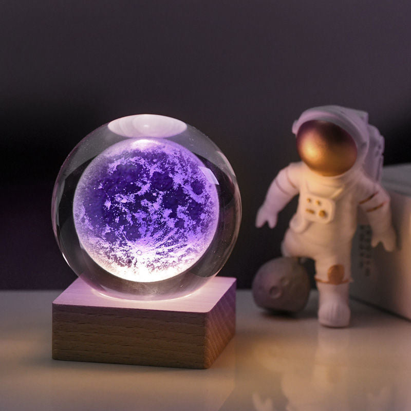 Vibrant Globe Desk Lamp Night Light Decor