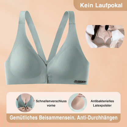 Comfortable Front Buckle Supportive Bra - Luxicro