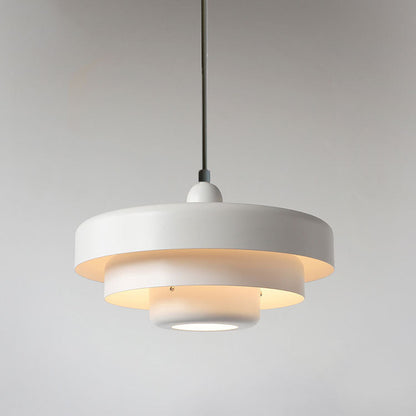 Sleek Metal Layered Pendant Lighting