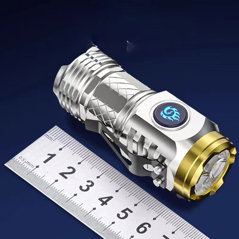 Small LED Flashlight with Colorful Style
