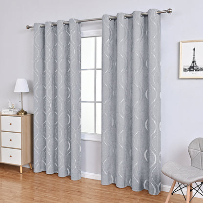 Delicate Pastel Flower Window Curtains