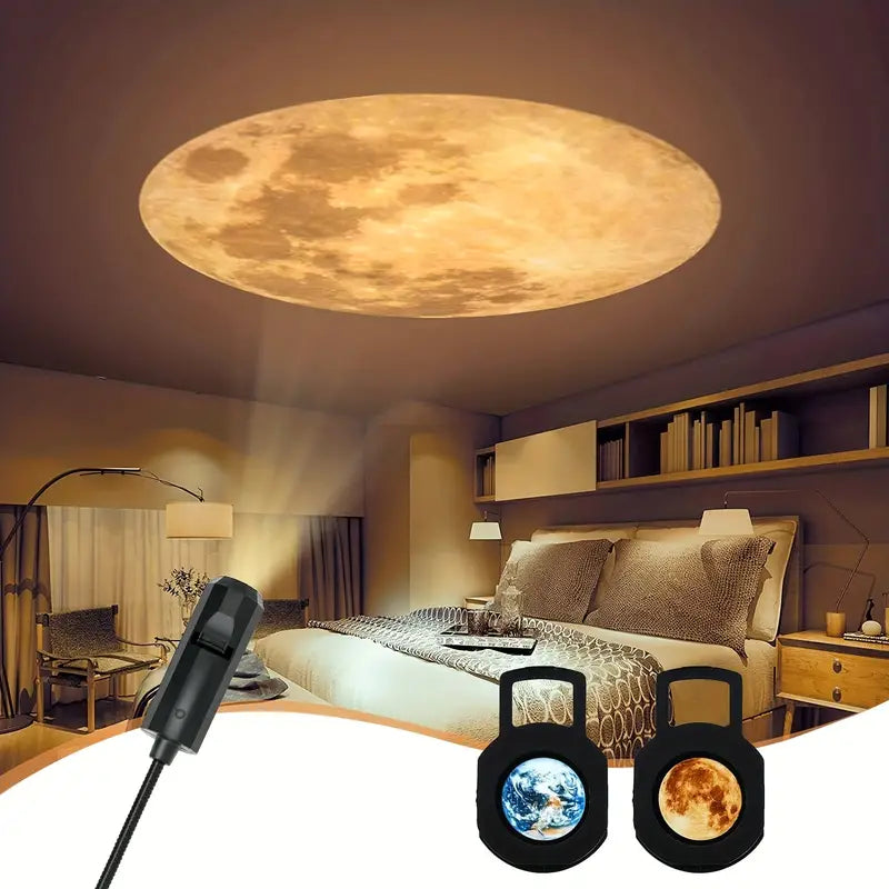 Big Globe Moon Table Lamp