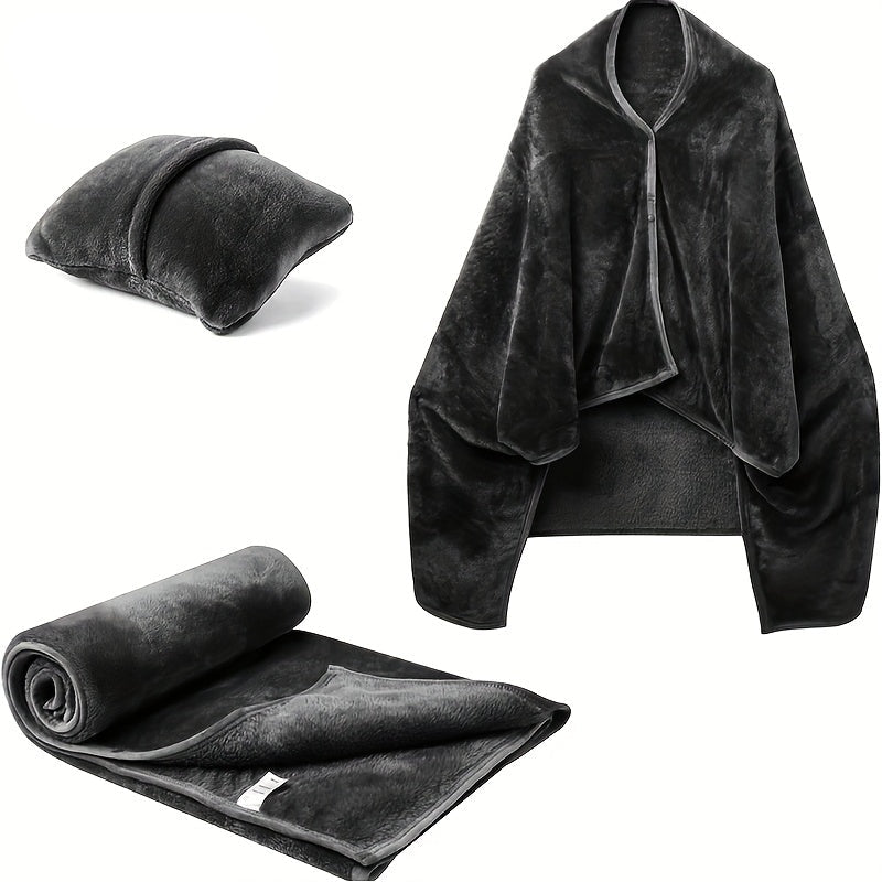 Cozy Portable Heating Blanket with Pillow
