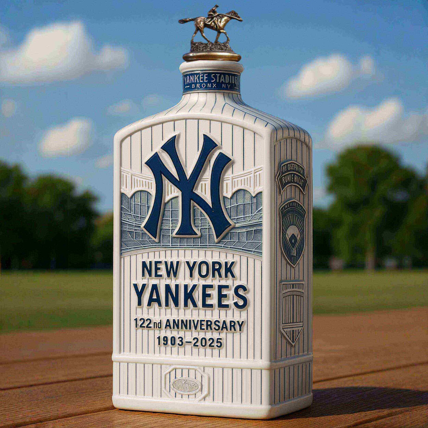 Yankees 122nd Year Limited Edition Whiskey Decanter