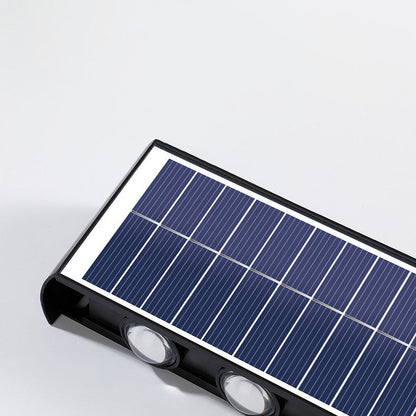 Outdoor Solar LED Wall Light Waterproof Rectangular Lamp
