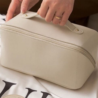 Small Genuine Leather Cosmetics Case