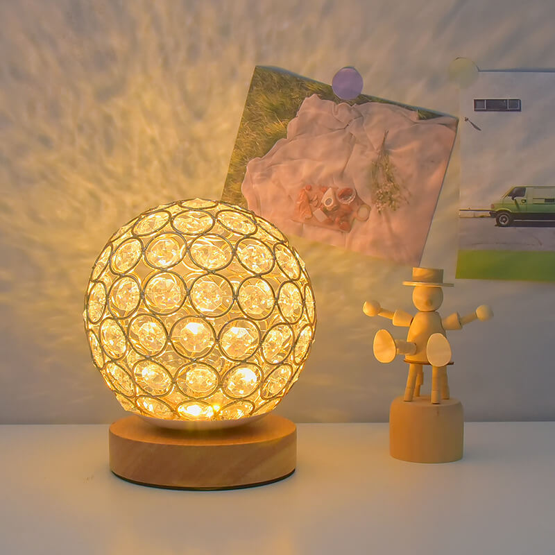 Compact USB Desk Lamp with Warm LED Light