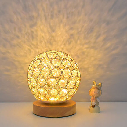 Compact USB Desk Lamp with Warm LED Light