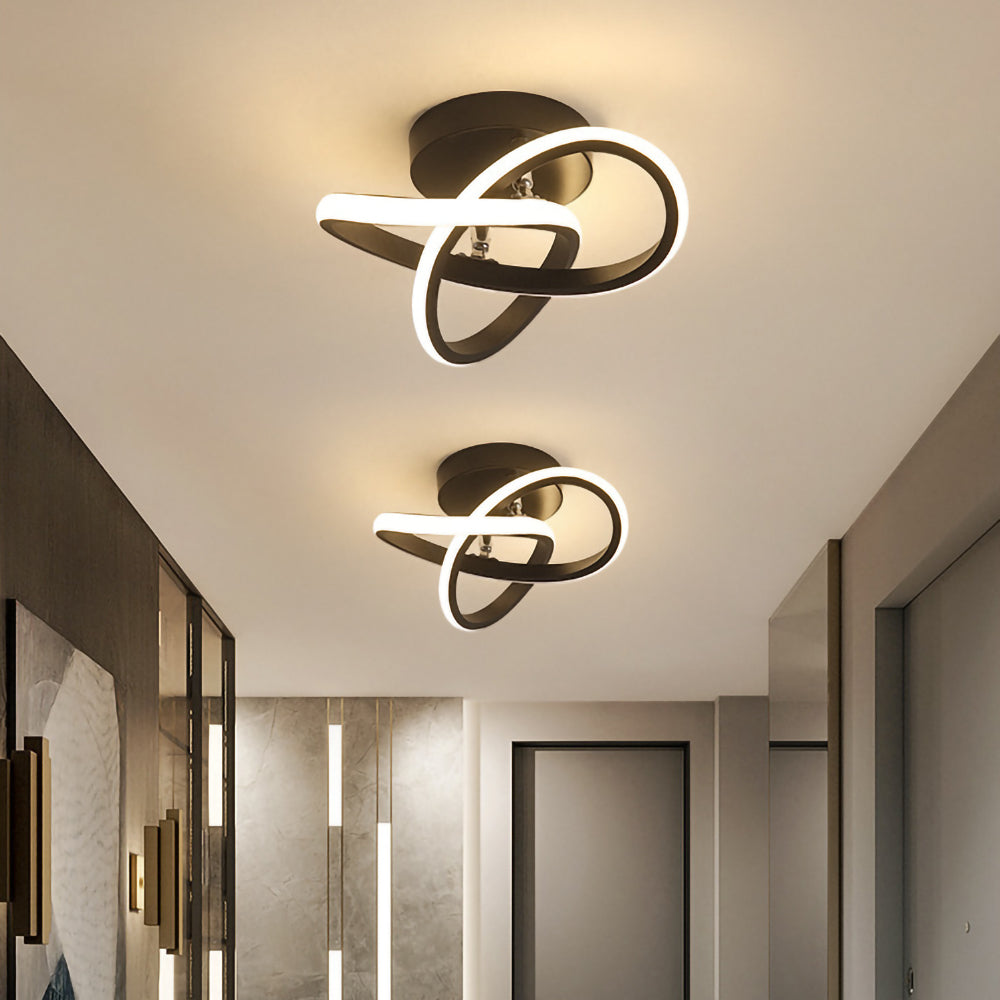 Modern LED Black Ceiling Lamp