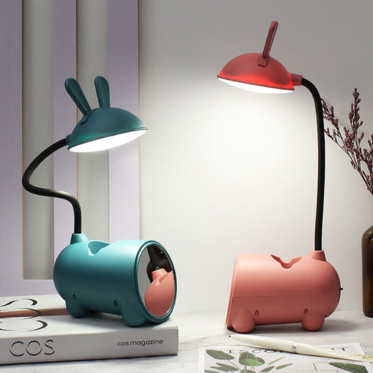 Bright Desk Lamp with USB and Storage Tray - Luxicro