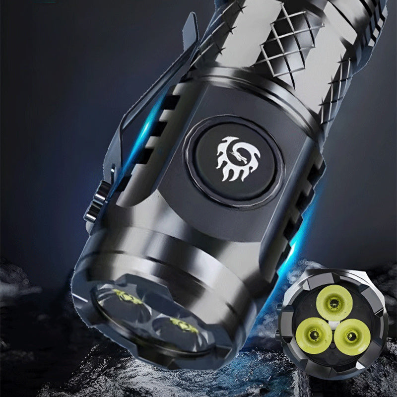 Small LED Flashlight with Colorful Style
