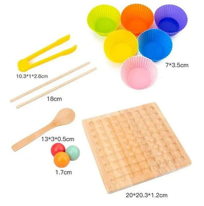 Classic Wood Bead Puzzle Board