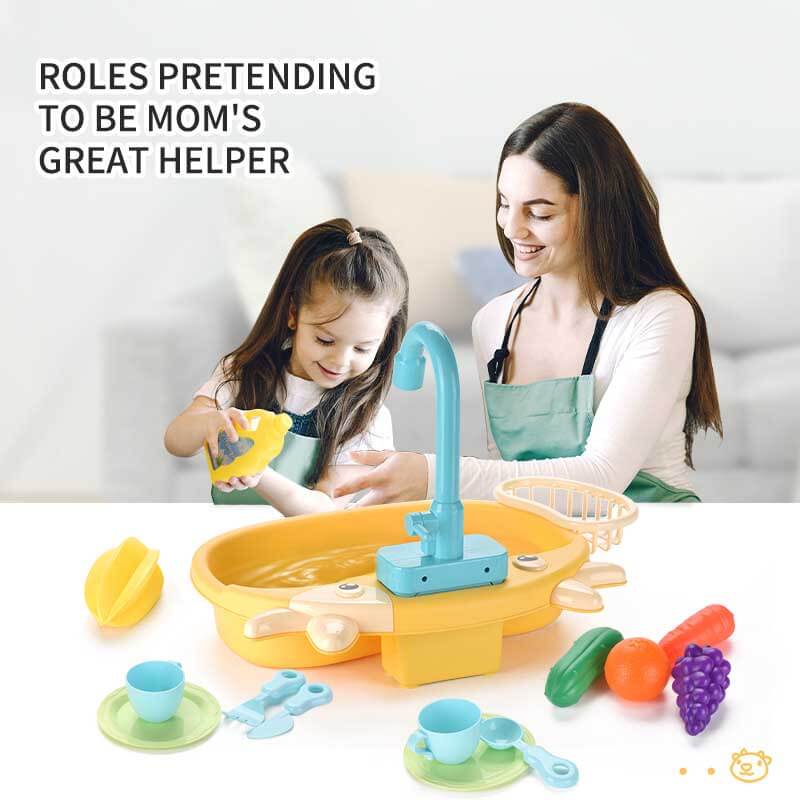 Fun Play Washing Machine Toy with Water Effect