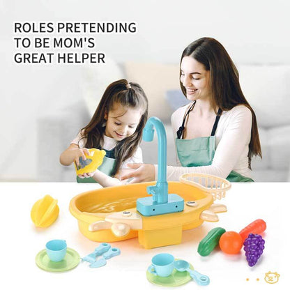 Fun Play Washing Machine Toy with Water Effect