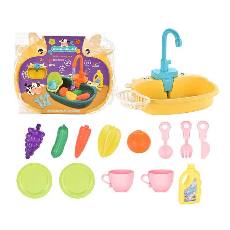 Fun Play Washing Machine Toy with Water Effect