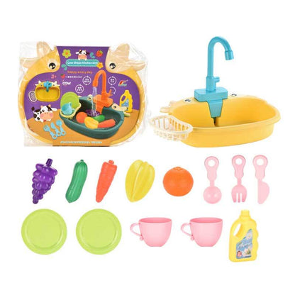 Fun Play Washing Machine Toy with Water Effect